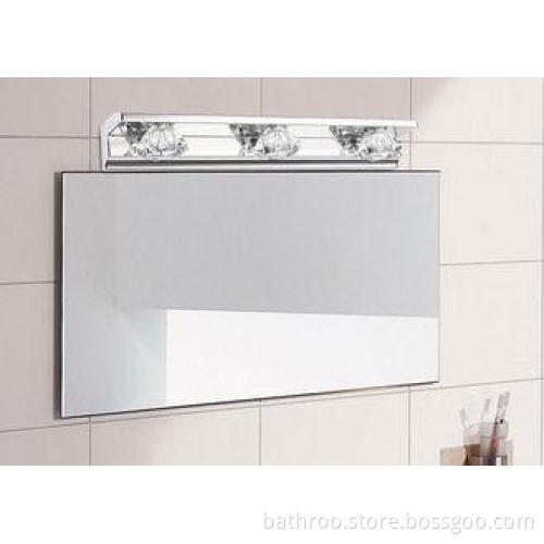 Modern Surface 6W LED Mirror Light Crystal in Bathroom 3-li
